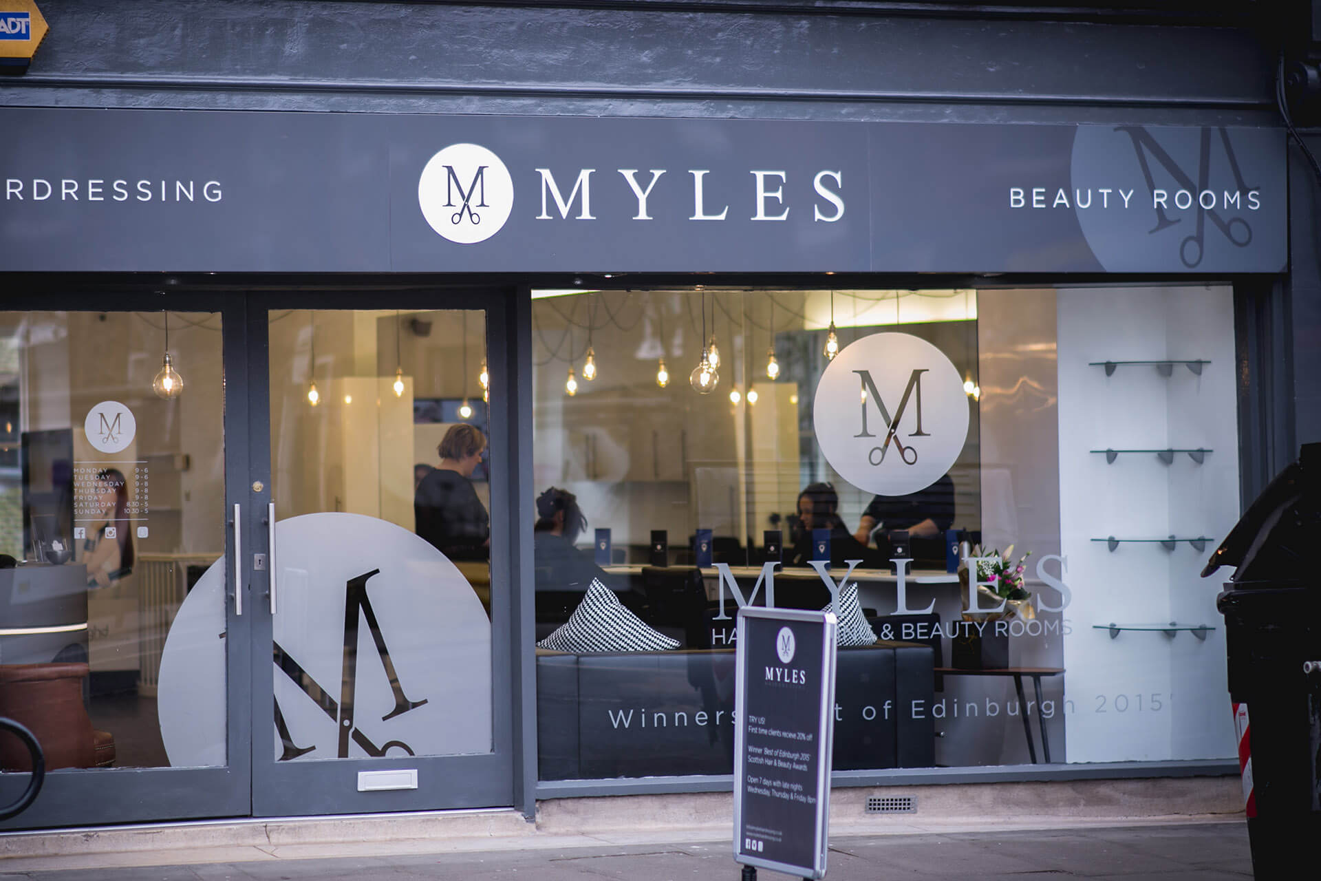 Myles Hairdressing and Beauty Salon Edinburgh Hairdressers